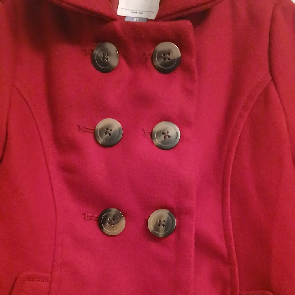 Old Navy‎ Red Kids Pea Coat